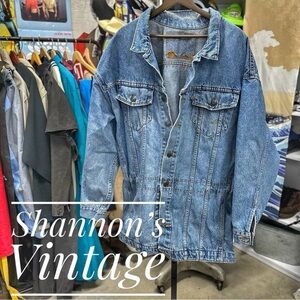 Levi’s RARE VNTG made in USA SAMPLE GARMET sz XL 1990s style denim long coat